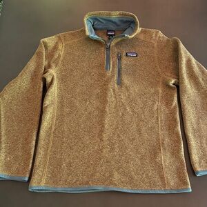 Patagonia Brown Quarter-Zip Fleece